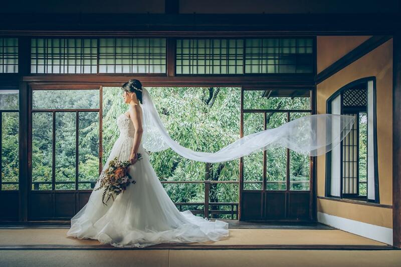 ベールショットも素敵♡