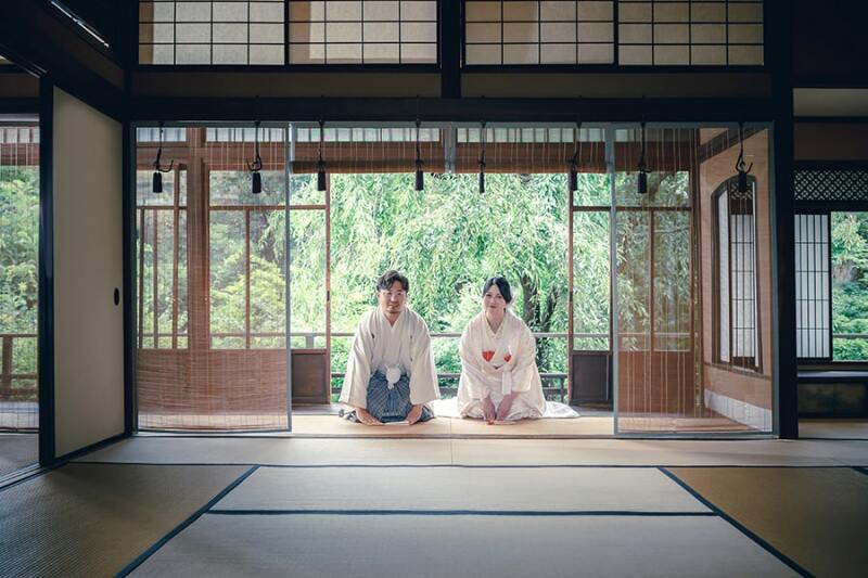 正座のお写真も