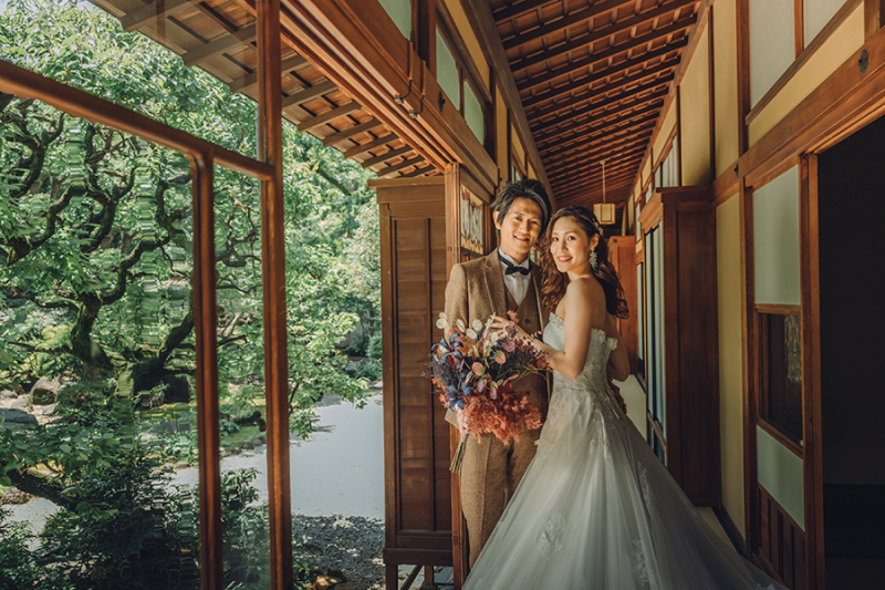 廊下でのカッコいいお写真も