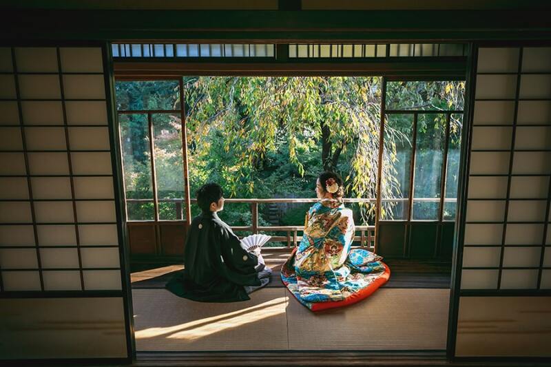 2階の立地を活かしたショット