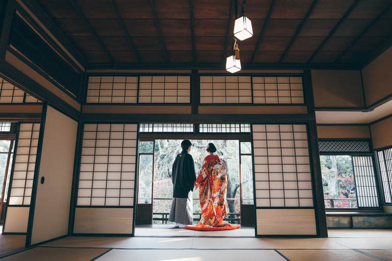 広々とした和室をたっぷり使って