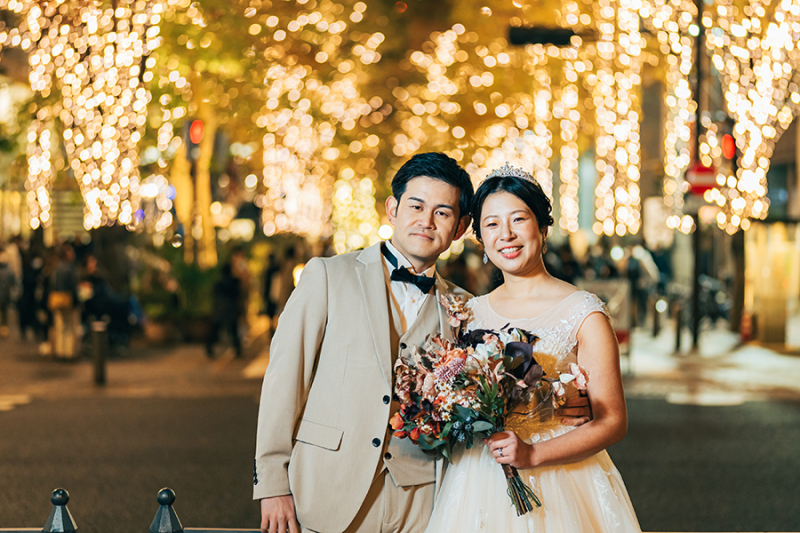 おふたりらしいお写真も