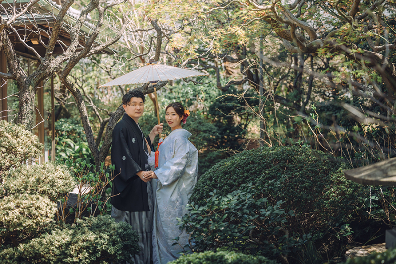 お庭の自然もたっぷり