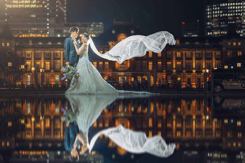 ベールショットも素敵♡