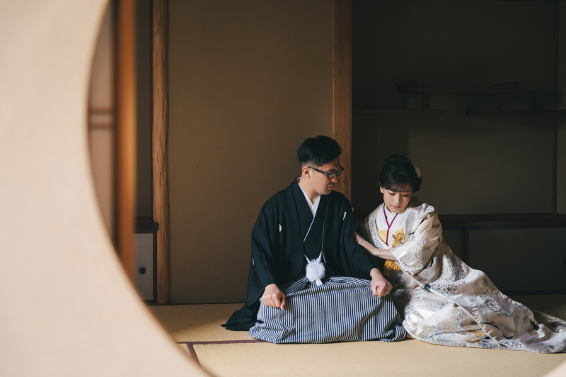 10:15 2階の和室でしっとり撮影