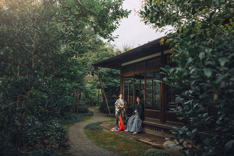 お庭の自然もたっぷり