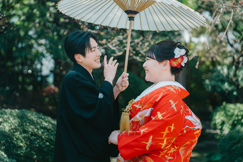 おふたりらしいお写真も