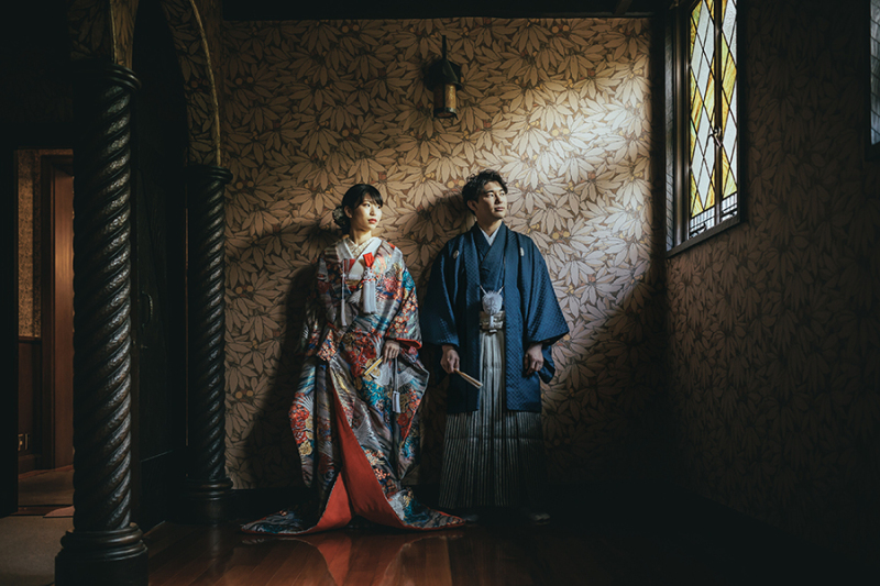 窓際で自然を活かして