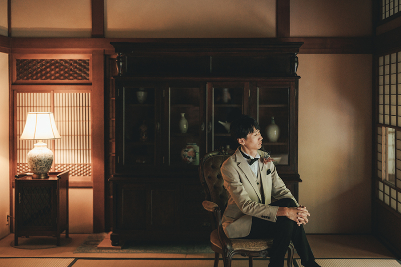 ご新郎様のソロショット