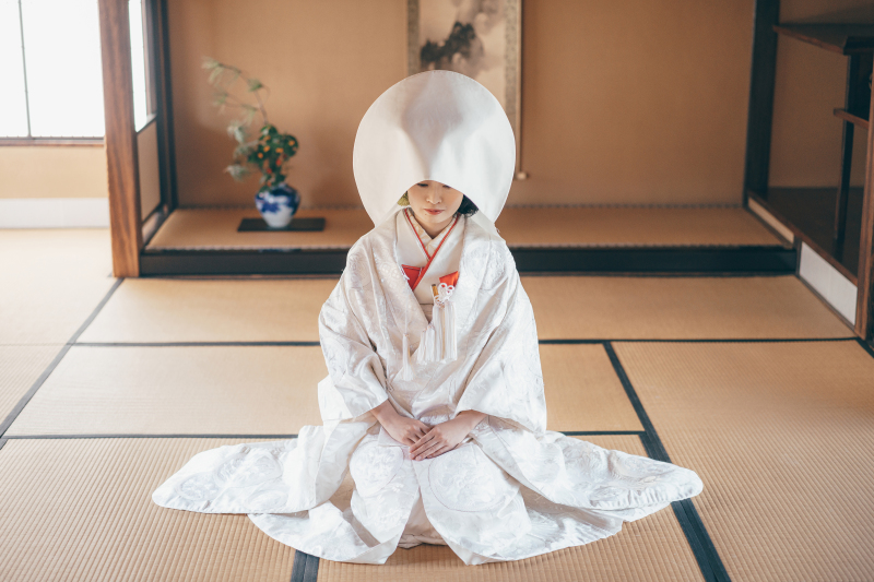 綿帽子を活かしたショットも
