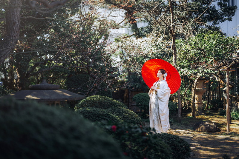 お庭の自然もたっぷり