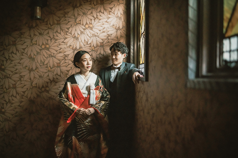 窓際で自然を活かして