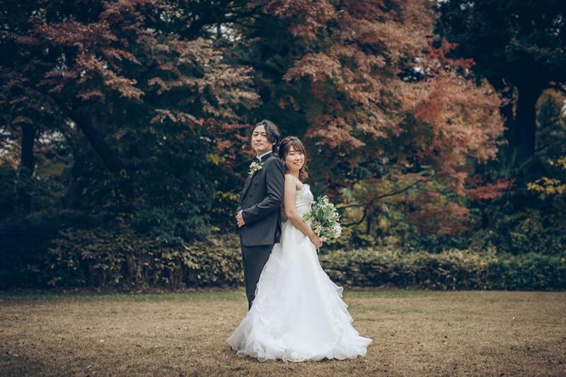 もちろん外での撮影も◎