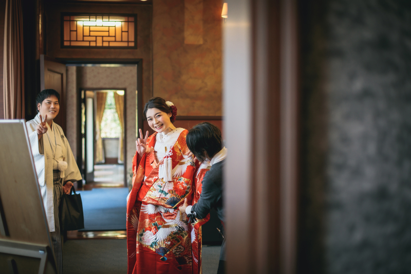 09:55 撮影前のお仕上げ