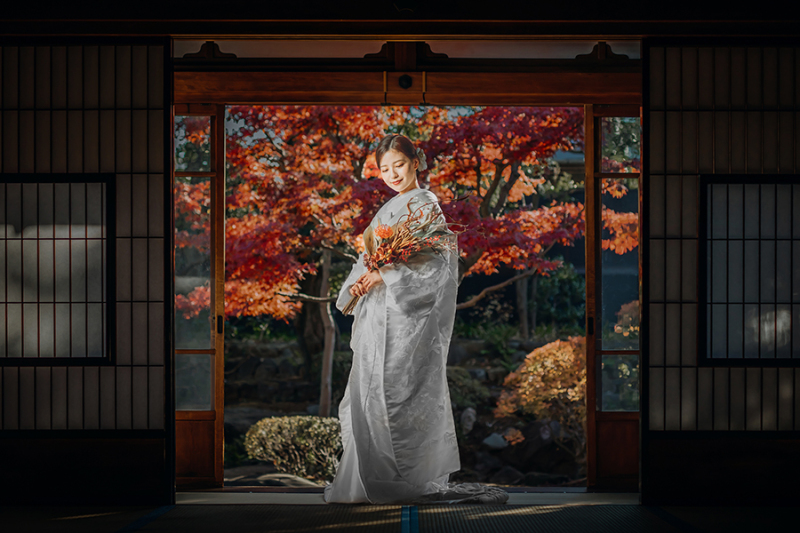 花嫁様のソロショット