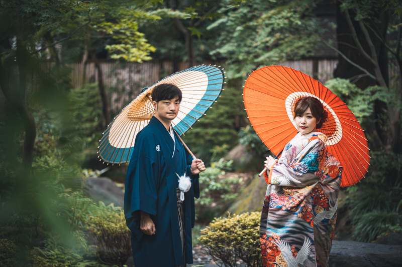 13:05 お庭×番傘