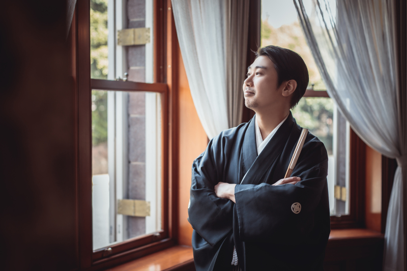 14:20 新郎様のカッコいいお姿も