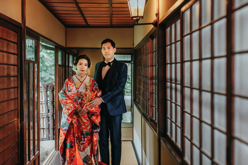 廊下でのカッコいいお写真も