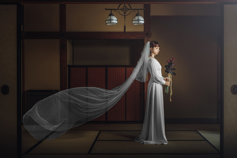 ベールショットも素敵♡