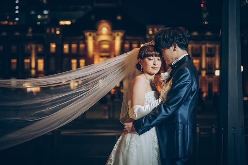 ふんわりベールが可愛らしい♡