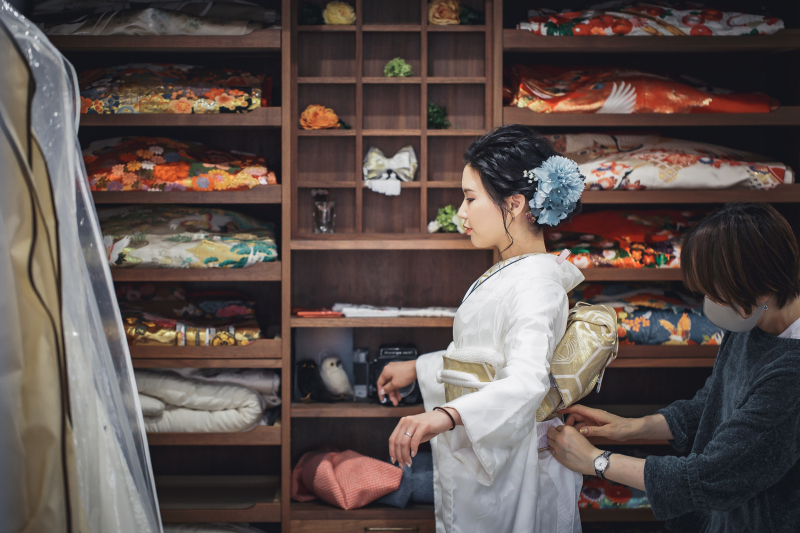 11:45 お仕度風景