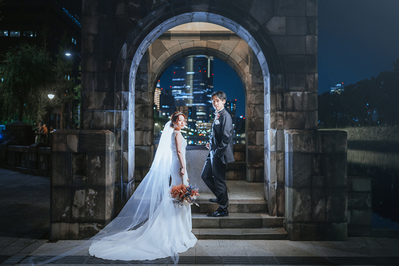 ベールショットも素敵♡