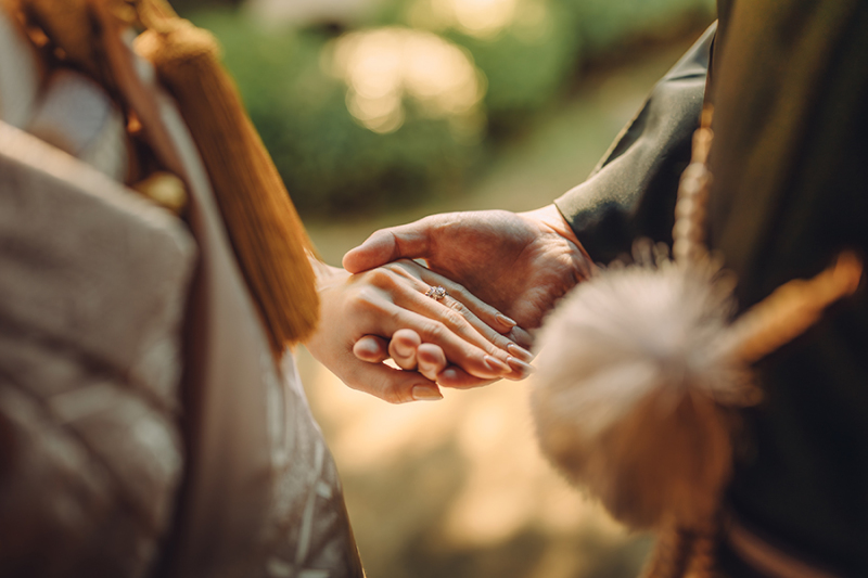 手元のショット