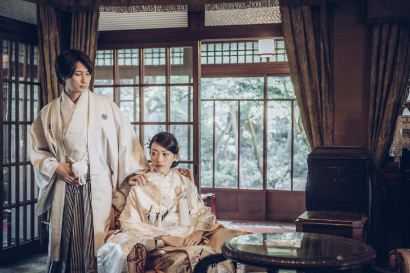 応接間での撮影