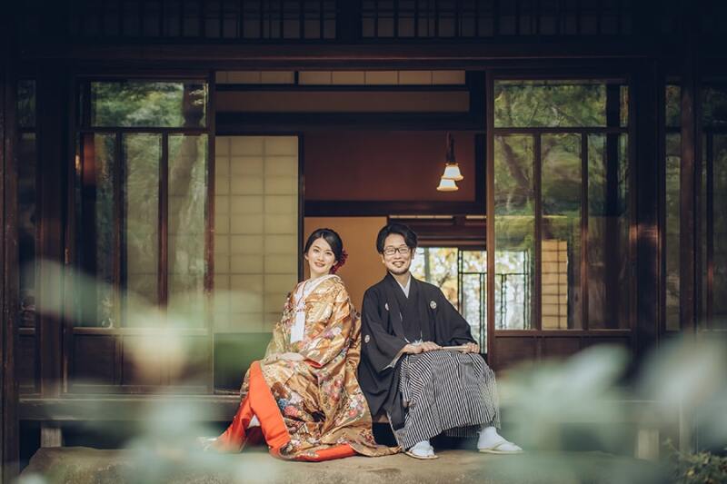 まずは縁側から撮影開始!