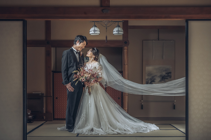 ベールショットも素敵♡