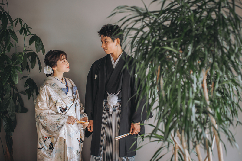 窓際で自然を活かして