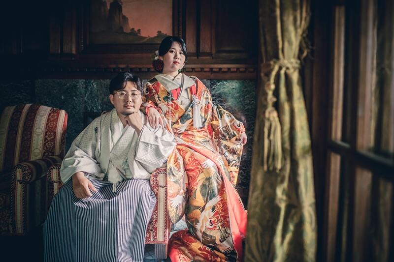 応接間の椅子を使ったお写真