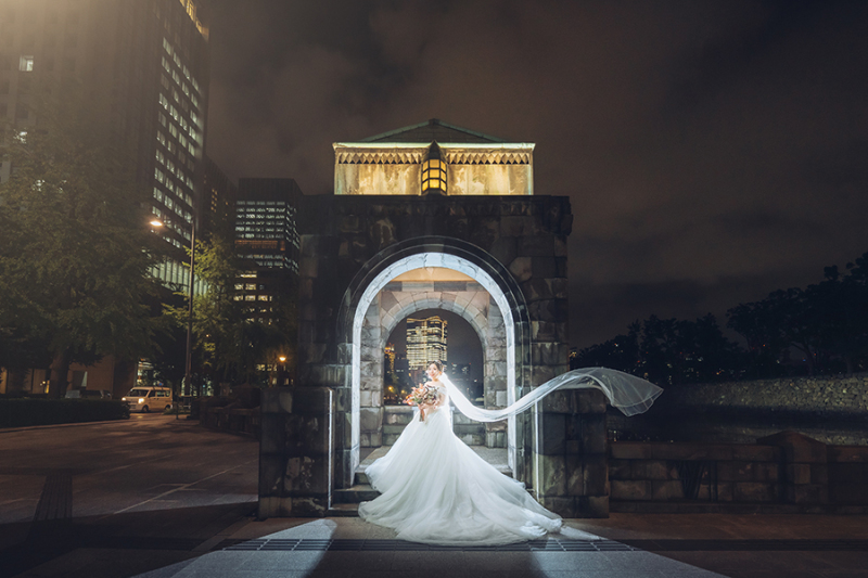 ベールショットも素敵♡