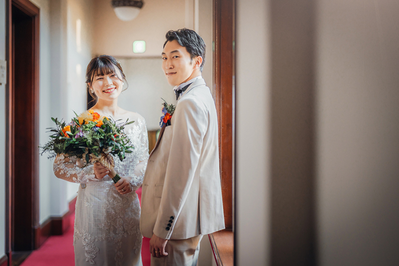 おふたりらしいお写真も