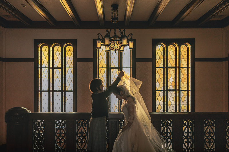 見学者様とのお写真も