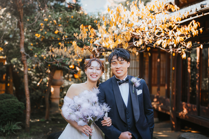 おふたりらしいお写真も