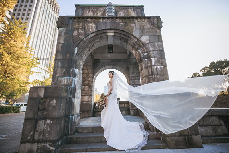 ベールショットも素敵♡