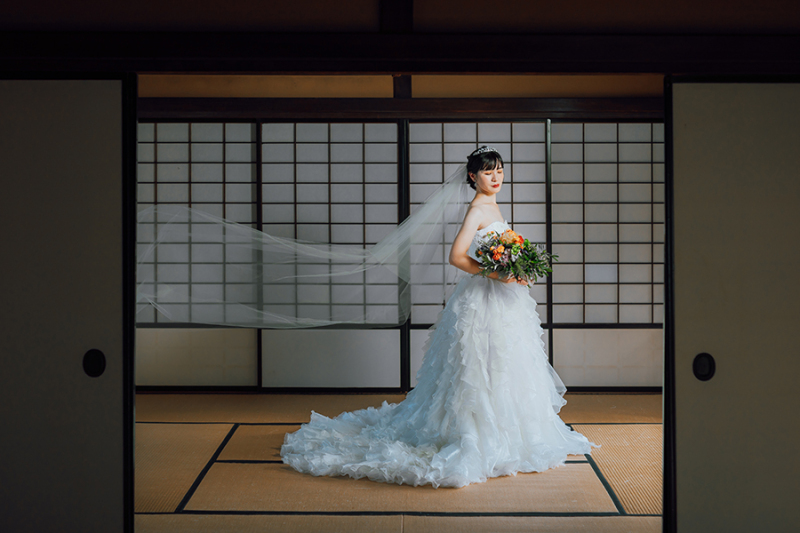 ベールショットも素敵♡