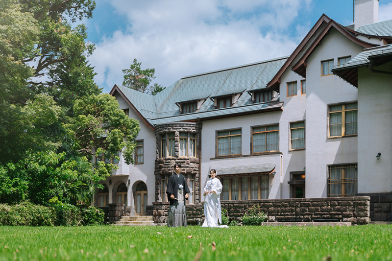 お庭の自然もたっぷり