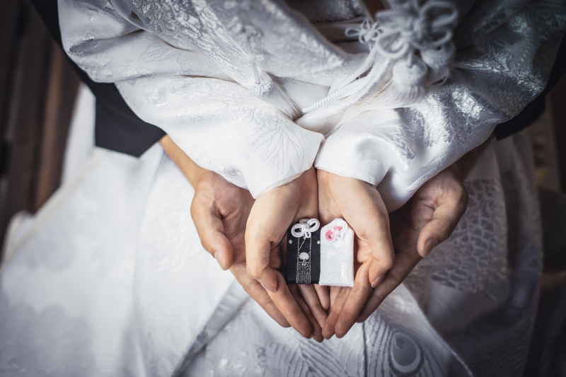 素敵なお守りを使用してのお写真