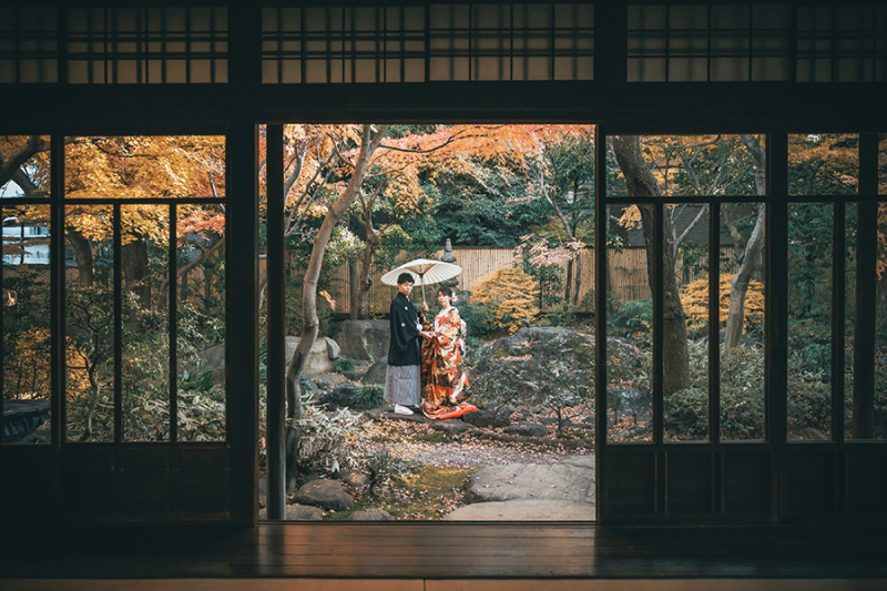 お庭の自然もたっぷり