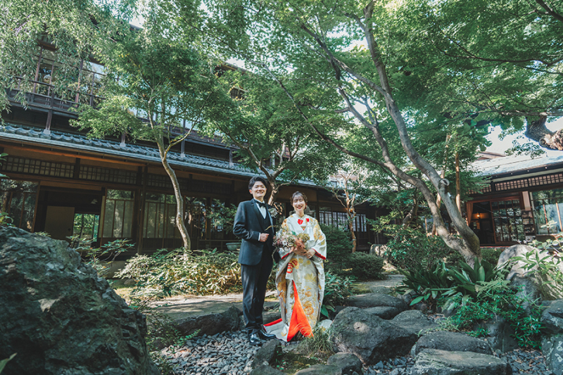 お庭の緑もたっぷり