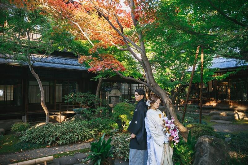 お庭の自然を活かして