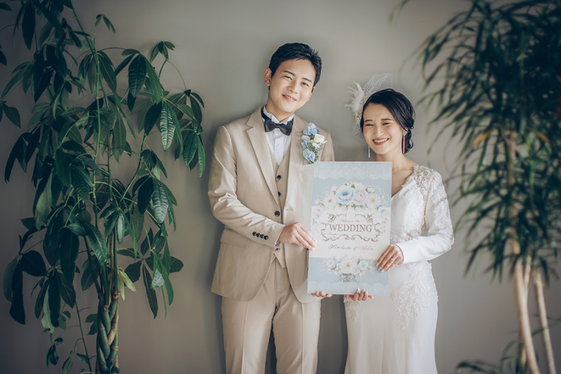 おふたりらしいお写真も