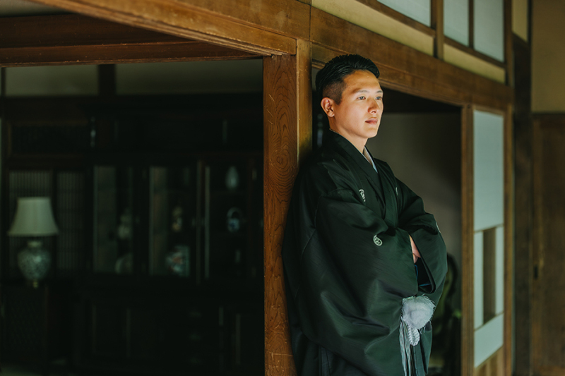 ご新郎様のソロショット