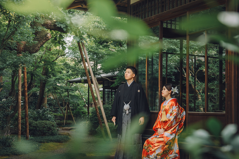 お庭の自然もたっぷり