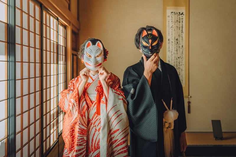 窓際で自然を活かして