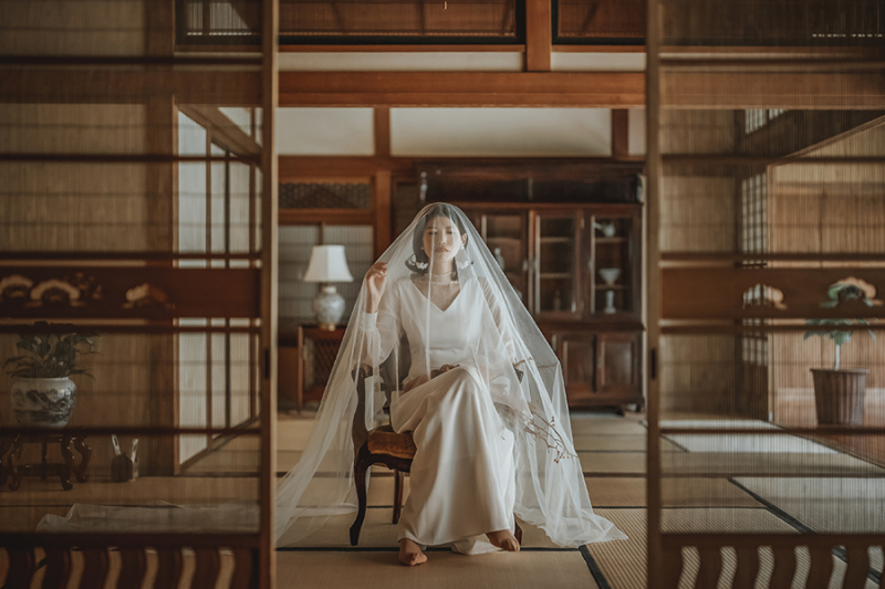 ベールショットも素敵♡