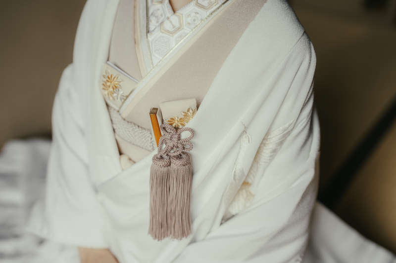 白無垢に合わせる小物もお選びいただけます！