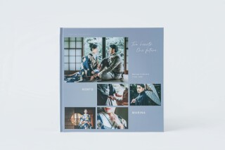【3冊セット】パノラマ3面台紙［ C &ndash; Type ］(ホワイト&times;ブラウンorホワイト&times;ブラックorホワイト&times;グリーンorホワイト&times;グレー) / サイズ : 266&times;266mm